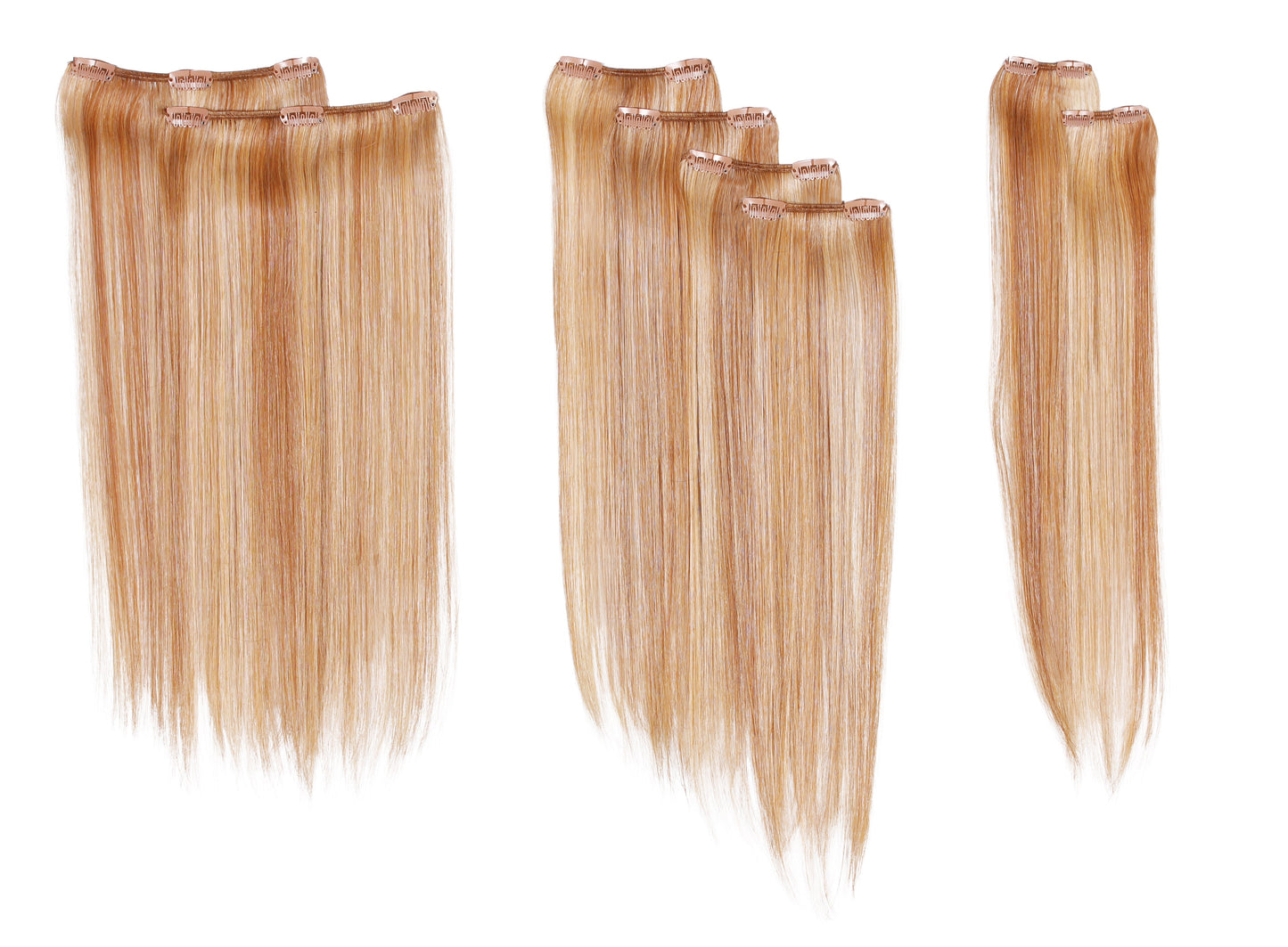 16" Straight Extension Set (8-pc) by Hairdo. | Heat Friendly Synthetic Alexwigs