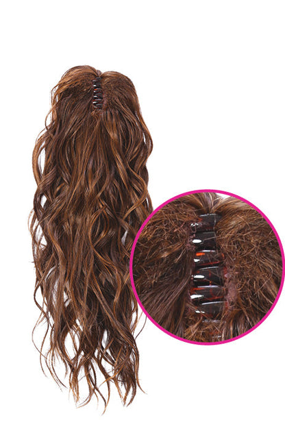 18" Simply Curly Claw Clip Pony by Hairdo. | Ponytail | Heat Friendly Synthetic Alexwigs