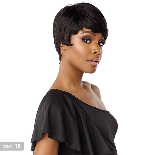 Sensationnel Empire Wig Salt & Pepper 100% Human Hair Wig - DENIA Alexwigs