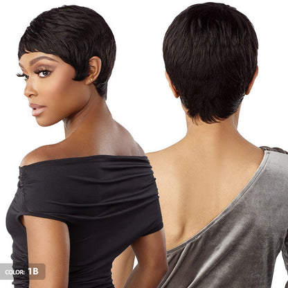 Sensationnel Empire Wig Salt & Pepper 100% Human Hair Wig - EVIE Alexwigs