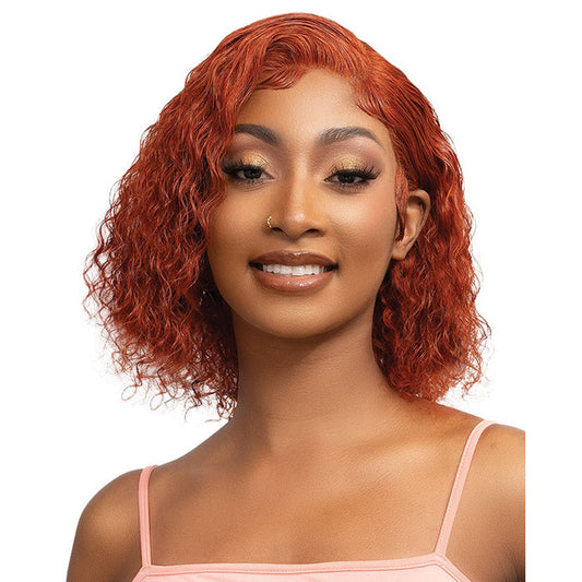 Janet Collection Natural Glueless 100% Virgin Remy Human Hair HD Lace 13x4 Front Wig - OKSANA Alexwigs