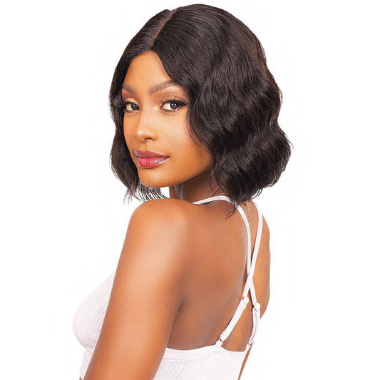 Janet Collection Natural Deep Part Wig 100% Natural Virgin Remy Human Hair Lace Front Wig - OKSANA Alexwigs