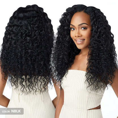 Outre Human Hair Blend Big Beautiful Hair Clip In 9CS - PERUVIAN WAVE 18" Alexwigs