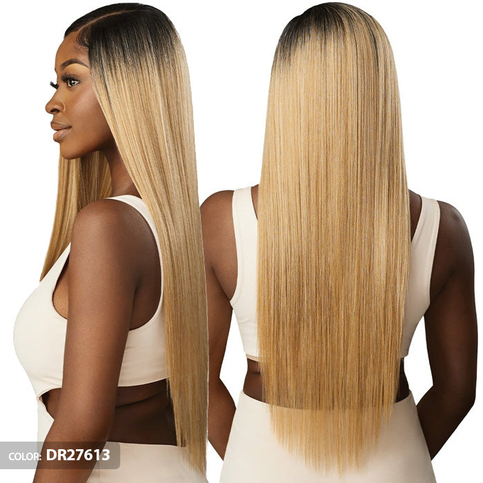 Outre Purple Pack Brazilian Boutique 100% Human Hair Blend VIRGIN SLEEK PRESSED (1 Pack Solution) 18/20/22 Alexwigs