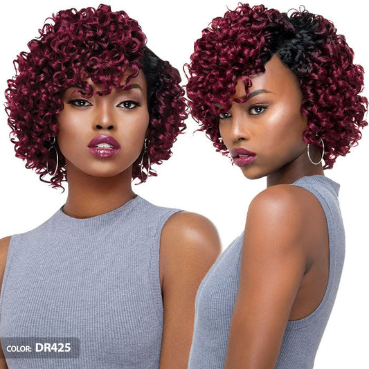 Outre Premium Purple Pack 100% Human Hair Blend Salon Set Curls Weave - ROD SET 3PCS Alexwigs