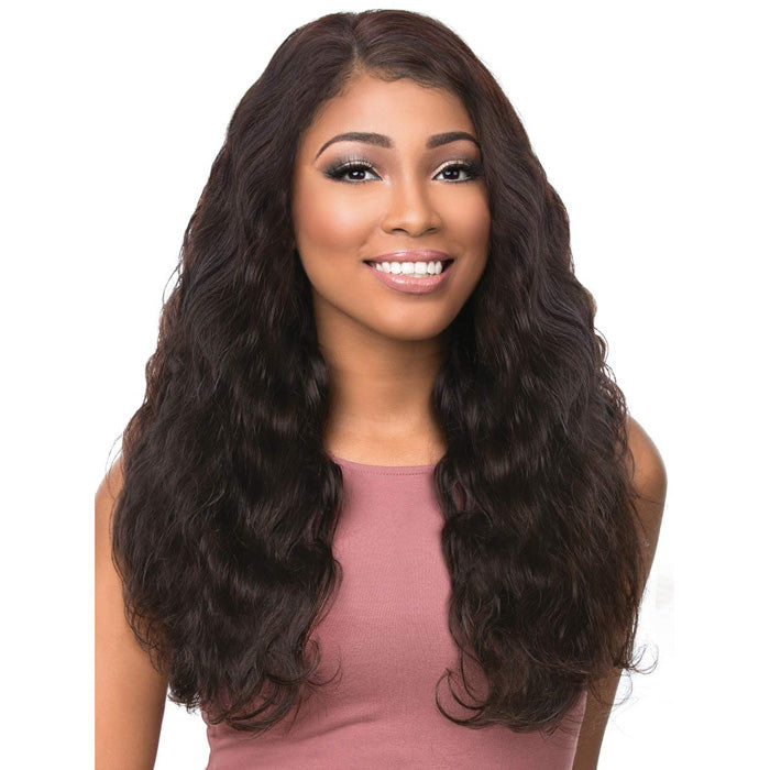 Sensationnel Bare & Natural 100% Virgin Remi Human Hair Weave 13x4.5" Lace Front Closure Bundle - BODY WAVE 10-22" Alexwigs