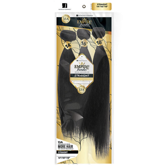 Sensationnel Empire Bundles 13A 100% Pure Virgin Human Hair Weaves - STRAIGHT - Multi Alexwigs