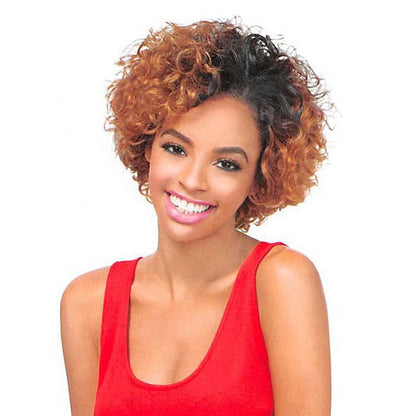 Outre Velvet 100% Remi Human Hair Weave - FINGER CURL 3 Pcs (Short 3"4"5" Series) Alexwigs