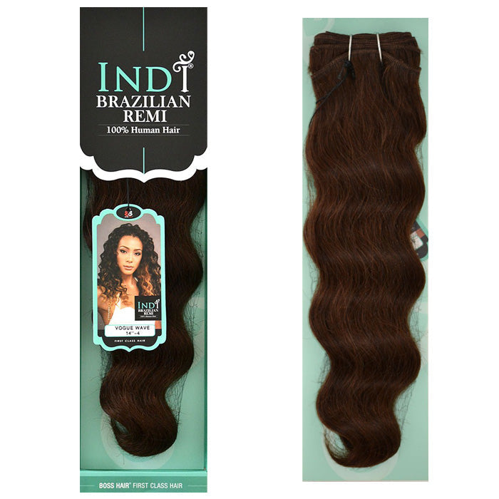 Bobbi Boss Indi Brazilian Remi 100% Human Hair Weave - VOGUE WAVE 18" Alexwigs