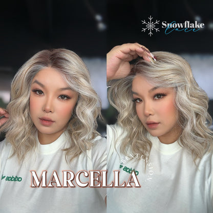 [PRE-ORDER] JBEXTENSION 15 Inches Blonde Pre-Cut Side Part Snowflake Lace Frontlace Glueless Wig MARCELA【BENDY EAR TABS】 Alexwigs