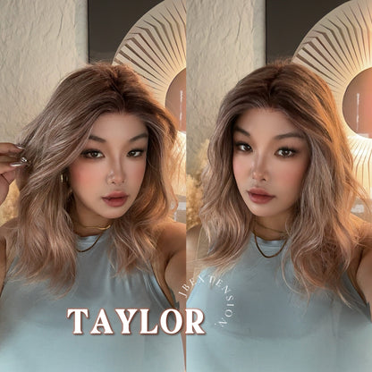 [PRE-ORDER] JBEXTENSION 18 Inches Apricot Pre-Cut Snowflake Lace Frontlace Glueless Wig TAYLOR【PERMATEASE】【BENDY EAR TABS】 Alexwigs