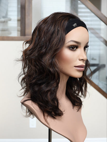 20" Carissa Wavy Bandfall Active Wig (S) (FINAL SALE) Alexwigs