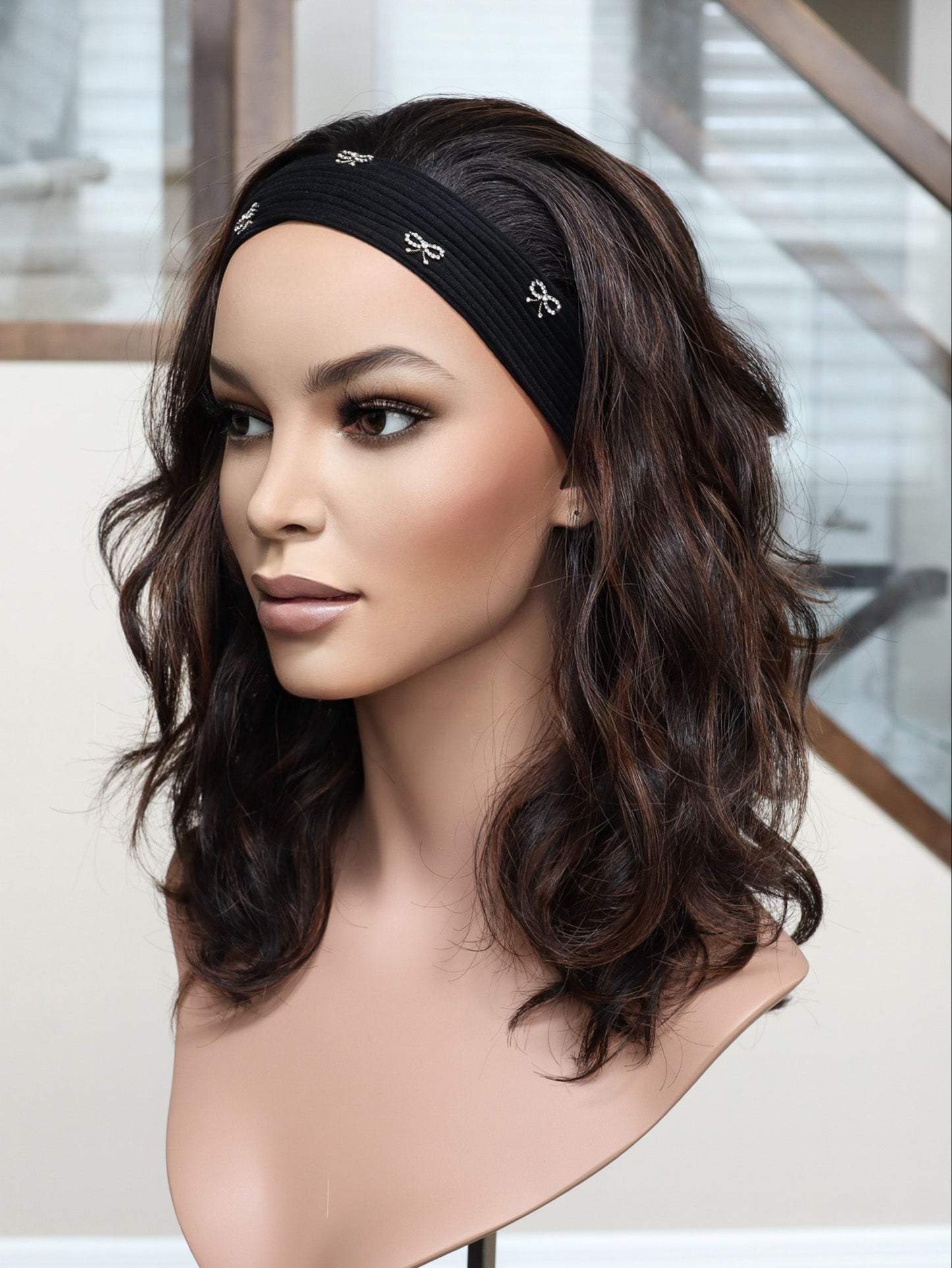 20" Carissa Wavy Bandfall Active Wig (S) (FINAL SALE) Alexwigs