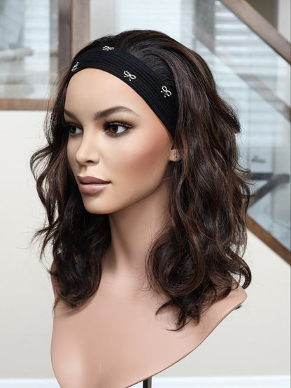 20" Carissa Wavy Bandfall Active Wig (S) (FINAL SALE) Alexwigs