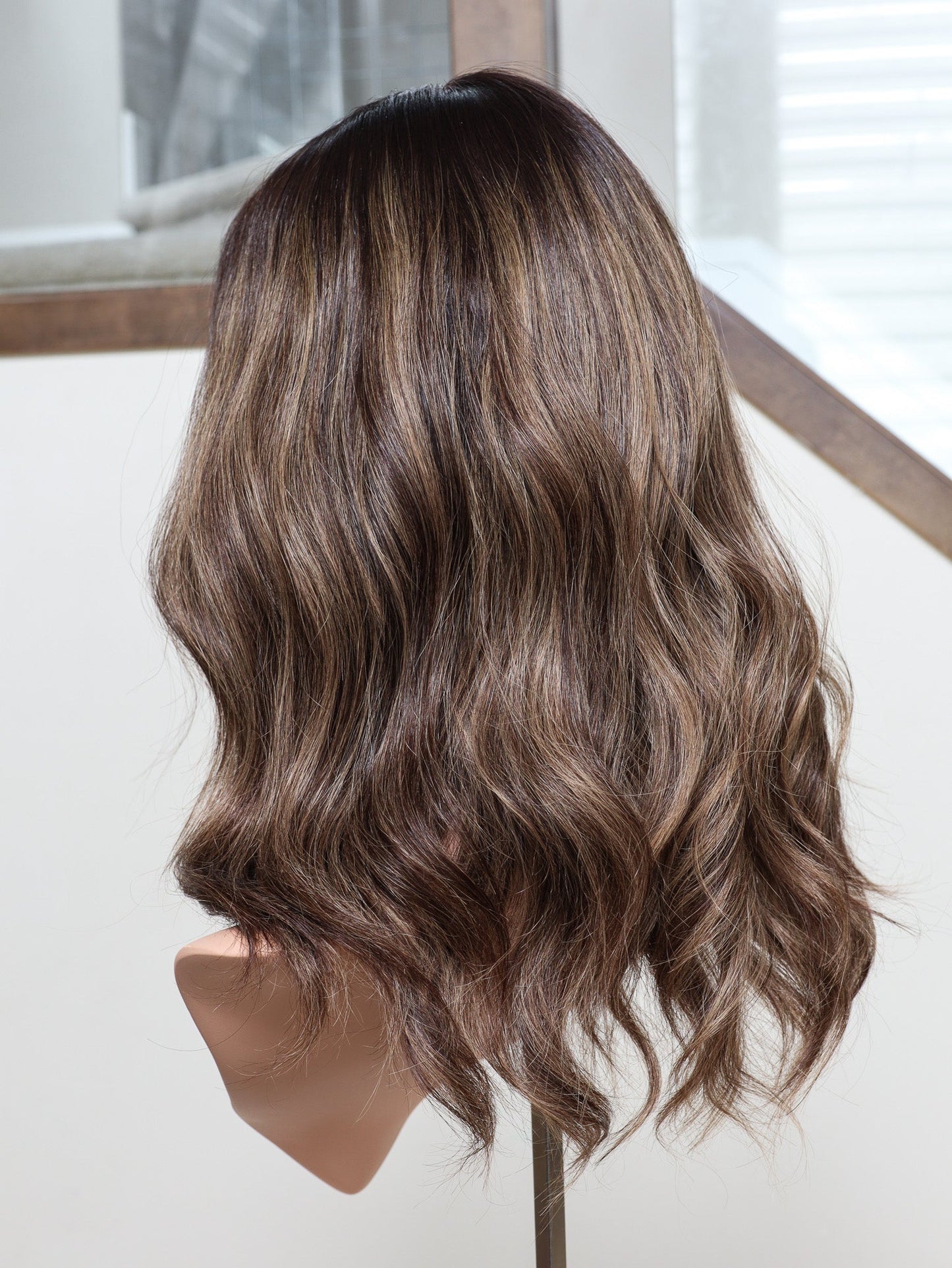 18" Fine Texture Natural Collection #379 9x9 Silk Top Topper (FINAL SALE) Alexwigs