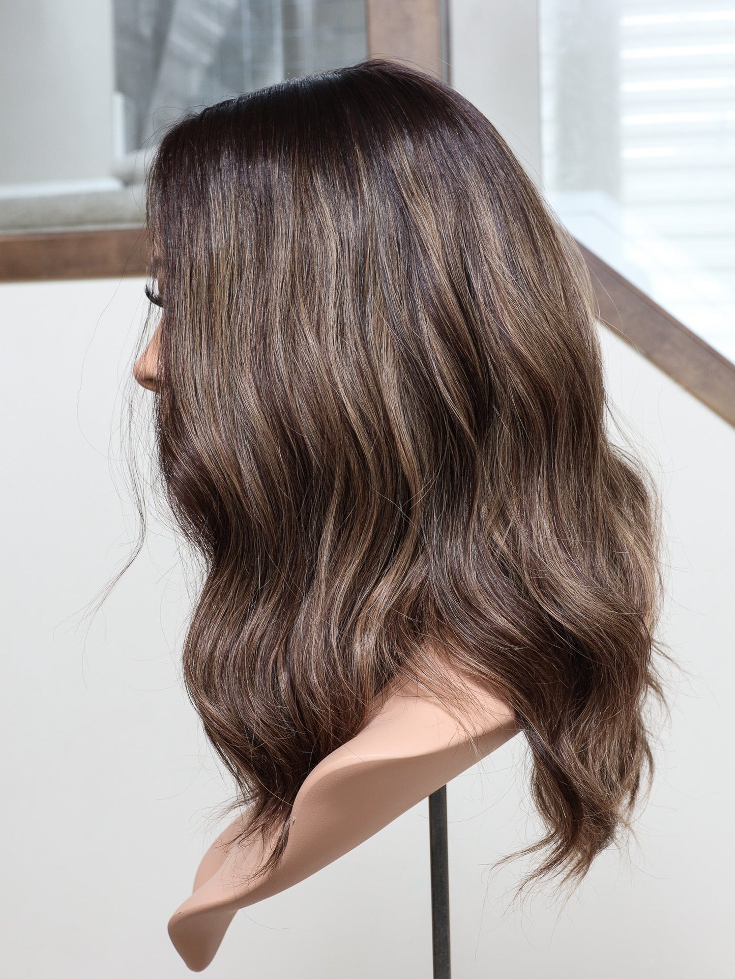 18" Fine Texture Natural Collection #379 9x9 Silk Top Topper (FINAL SALE) Alexwigs