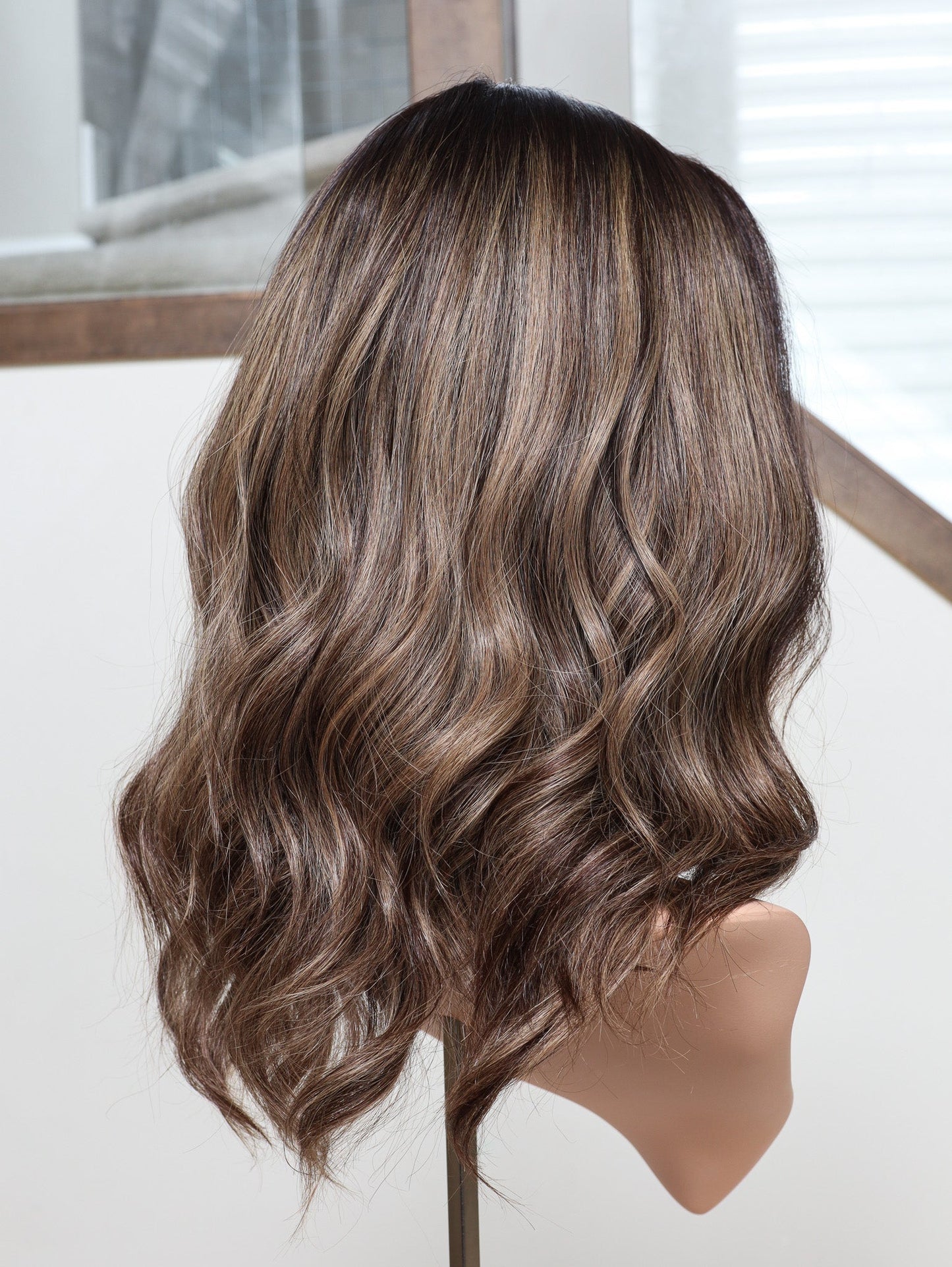 18" Fine Texture Natural Collection #379 9x9 Silk Top Topper (FINAL SALE) Alexwigs