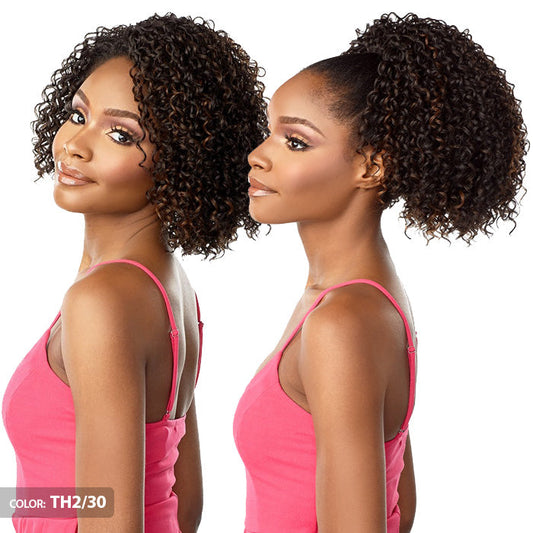 Sensationnel Instant Weave Drawstring Cap Up-Do Half Wig - IWD 10 Alexwigs