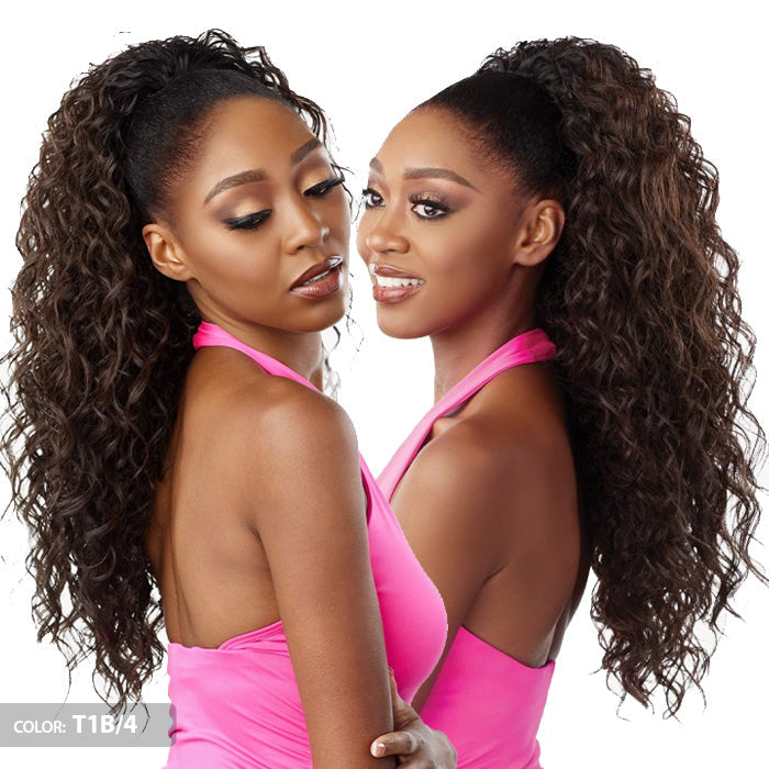 Sensationnel Instant Weave Drawstring Cap Half Wig Updo - IWD 19 Alexwigs