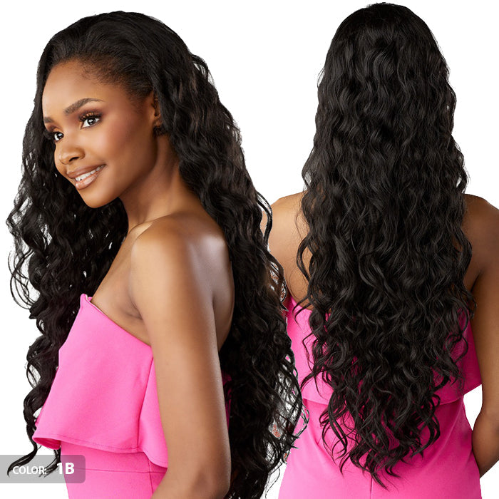 Instant Weave By Sensationnel Drawstring Cap Half Wig - IWD 24 Alexwigs