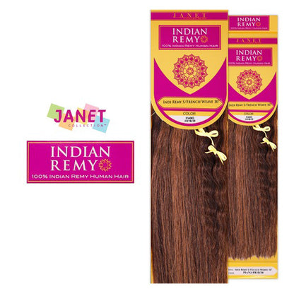Janet Collection INDIAN REMI Wet & Wavy 100% Remy Human Hair Weave - SUPER FRENCH 12/14/16" Alexwigs