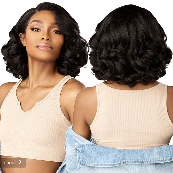 Curls Kinks & Co By Sensationnel Glueless Textured HD Lace Part Wig - Y-PART KINKY BARREL CURL 12" Alexwigs