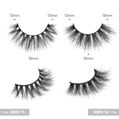 iENVY By Kiss 100% Real Mink Luxury Mink 3D Lashes 20 mm - LUXURY MINK (KMIN 08/11/15/16/23) Alexwigs