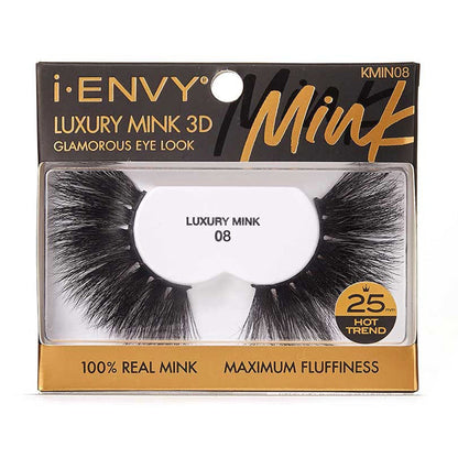 iENVY By Kiss 100% Real Mink Luxury Mink 3D Lashes 20 mm - LUXURY MINK (KMIN 08/11/15/16/23) Alexwigs