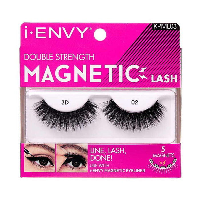 Kiss i-Envy Double Strength Magnetic Lashes - KPML03 - 3D 02 Alexwigs