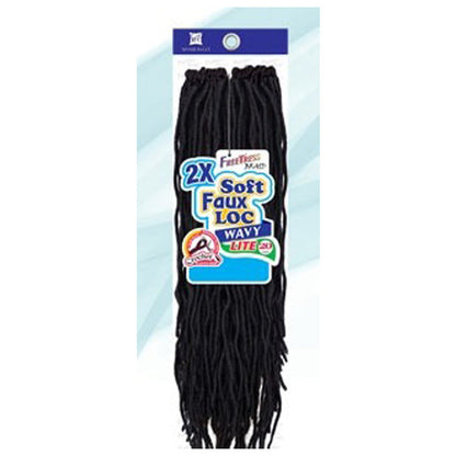 Freetress Pre-Looped Crochet Braids - 2X SOFT WAVY FAUX LOC 12" Alexwigs