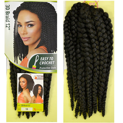 Outre X-Pression Crochet Braid - 3D BRAID 12" Alexwigs