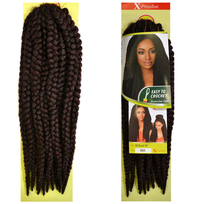 Outre X-Pression Crochet Braid - 3D BRAID 24" Alexwigs