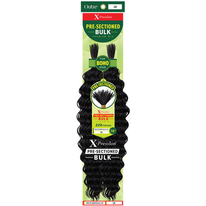 X-Pression Pre-Sectioned Bulk - BOHO DEEP BULK 18" - By Outre