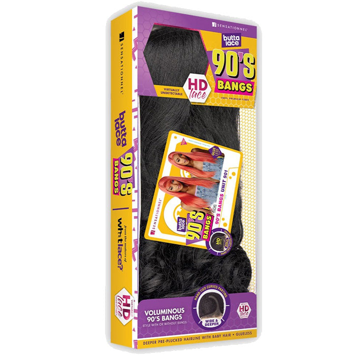 Sensationnel Butta Lace 90's Bangs Glueless HD Lace Front Wig - 90's BANGS UNIT 901 Alexwigs