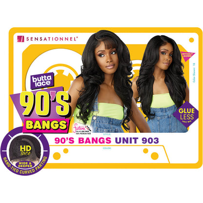 Sensationnel Butta Lace 90's Bangs Glueless HD Lace Front Wig - 90'S BANGS UNIT 903 Alexwigs