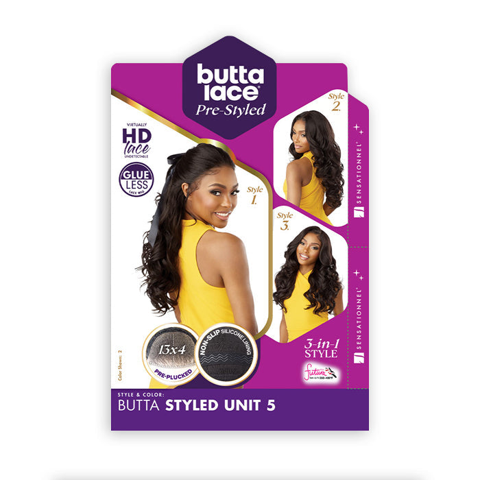 Sensationnel Butta Lace Pre-Styled Glueless 13x4 HD Lace Front Wig - BUTTA STYLED UNIT 5 Alexwigs