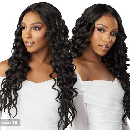 Sensationnel Butta Lace Human Hair Blend HD Lace Front Wig - DEEP TWIST 26" Alexwigs