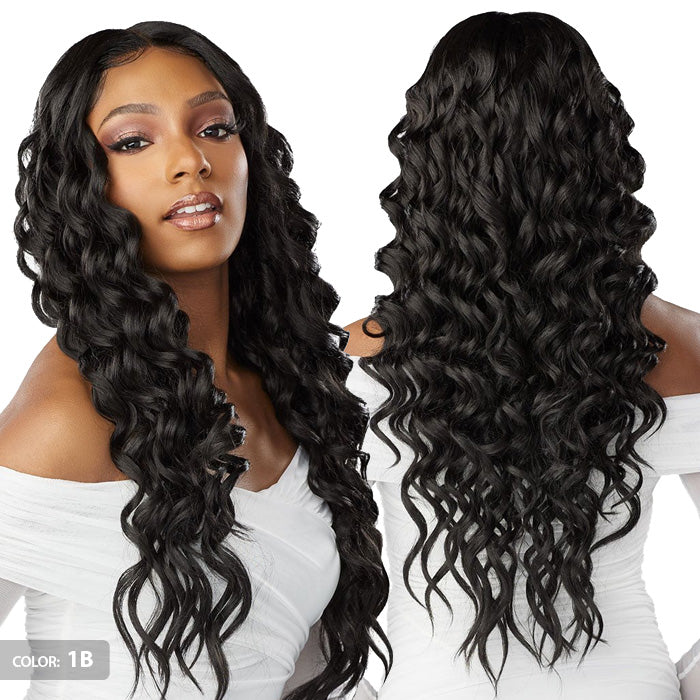 Sensationnel Butta Lace Human Hair Blend HD Lace Front Wig - DEEP TWIST 26" Alexwigs
