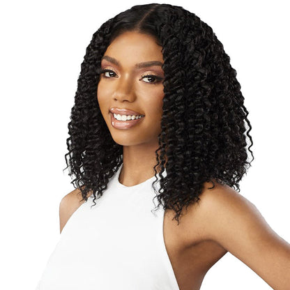 Sensationnel Butta Lace Wet and Wavy Glueless Human Hair Blend HD Lace Front Wig - W&W WATER WAVE 12 Alexwigs