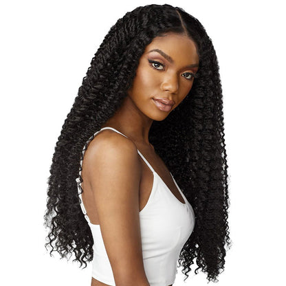 Sensationnel Butta Lace Wet and Wavy Glueless Human Hair Blend HD Lace Front Wig - W&W WATER WAVE 26 Alexwigs