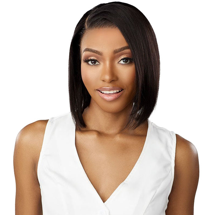 Sensationnel 13A 100% Virgin Human Hair Glueless 13x4 HD Lace Frontal Wig - STRAIGHT BOB 12" - Pre-Plucked Alexwigs