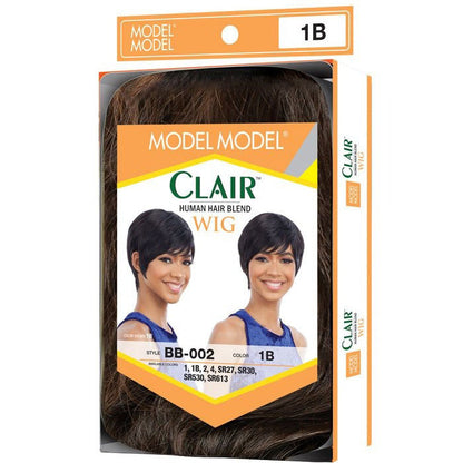 Model Model Human Hair Blend Clair Wig - BB 002 Alexwigs