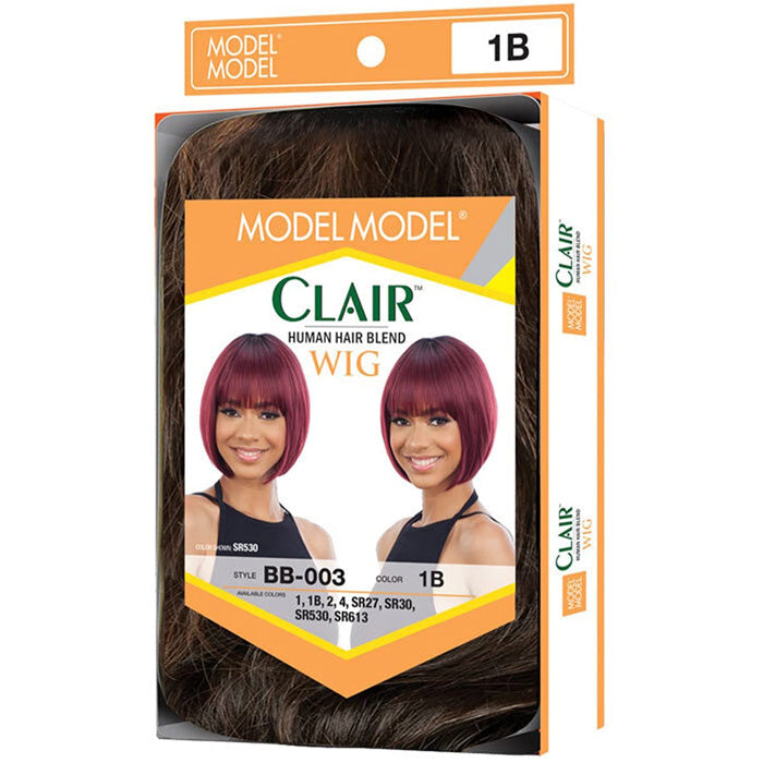 Model Model Human Hair Blend Clair Wig - BB 003 Alexwigs
