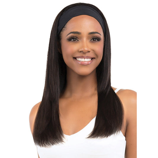 Bobbi Boss Active 100% Human Hair Headband Wig - MH1422 HB STRAIGHT Alexwigs