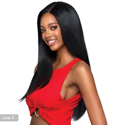 Bobbi Boss Glueless 100% Human Hair 4x5 HD Lace Front Wig - MHLF317 4x5 STRAIGHT 24" Alexwigs
