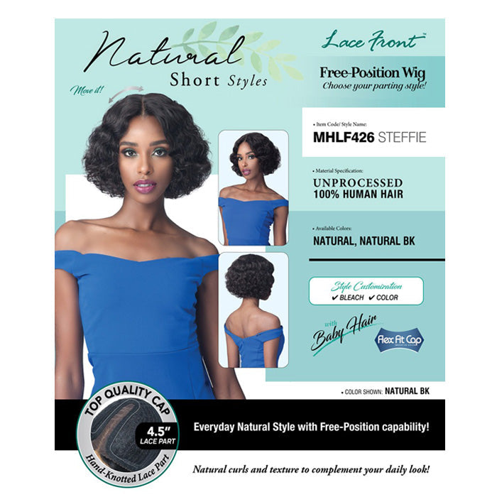 Bobbi Boss Unprocessed Human Hair Lace Front Wig - MHLF426 STEFFIE Alexwigs