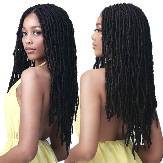 Bobbi Boss Braided HD 4.5" Deep Lace Part Front Wig - MLF618 NU LOCS 24" Alexwigs