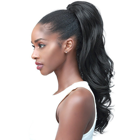 Bobbi Boss Human Hair Blend Tress Up Ponytail LOOSE CURL 14" - 18" Alexwigs