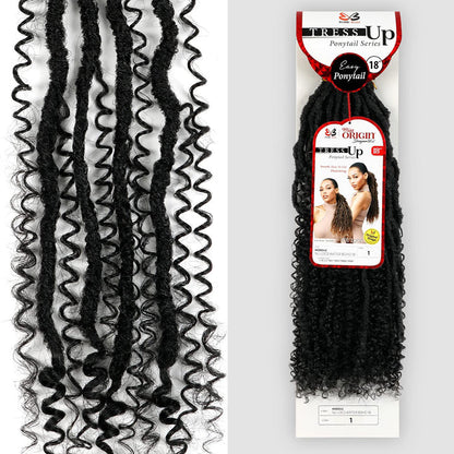 Bobbi Boss Miss Origin Tress Up Easy Ponytail - MOD042 NU LOCS WATER BOHO 18" Alexwigs