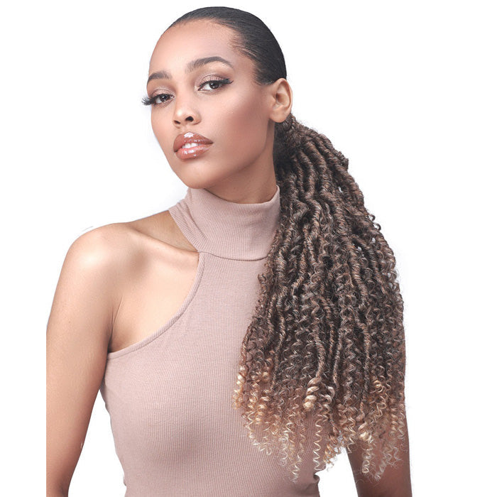 Bobbi Boss Miss Origin Tress Up Easy Ponytail - MOD042 NU LOCS WATER BOHO 18" Alexwigs